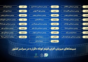 سینماهای میزبان «قرار دوم» معرفی شدند
