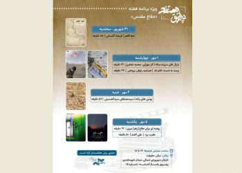 نمایش ۶ مستند در هفته دفاع مقدس در سالن حقیقت